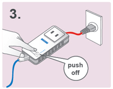 BiPAC 2072- HomePlug AV 200 Ethernet Bridge with AC Pass Through